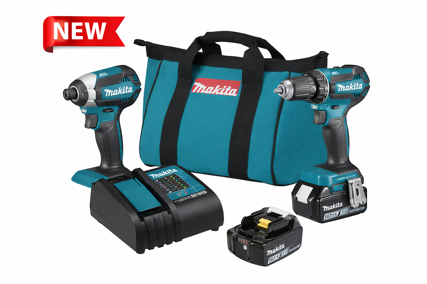 Makita XT281S 18V LXT Brushless 2-Piece Combo Kit (3.0Ah)