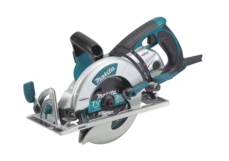 15 Amp 7-1/4 in. Corded Lightweight Magnesium Hypoid Circular Saw with built in fan and 24T Carbide blade
